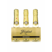 Estuche Cava Mini Freixenet Semiseco Nevada 3 Bot