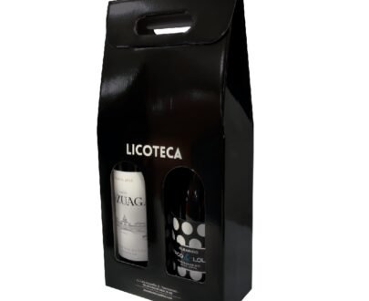 Caja carton regalo 2 botellas