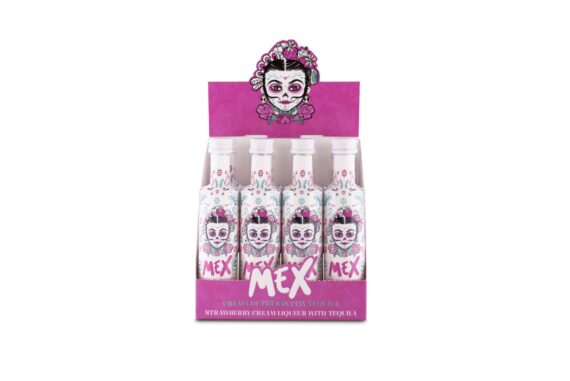 Crema Mex Fresa con Tequila 5 CL Pack 12 UD