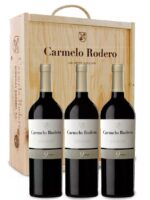 Estuche Vino Carmelo Rodero 9 meses 3 botellas