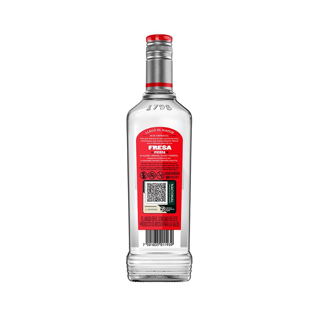 Tequila Jose Cuervo Fresa Picosa 0.7L